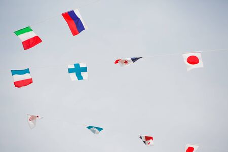 Flag of all nationsの写真素材
