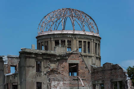The Atomic Bomb Dome in Hiroshimaのeditorial素材