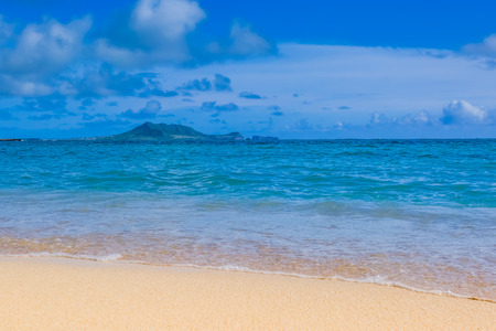 Lanikai in Oahu Islandの写真素材