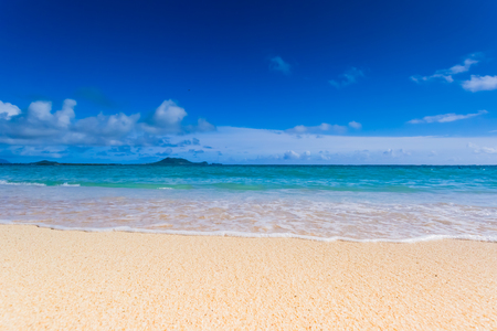 Lanikai in Oahu Islandの写真素材