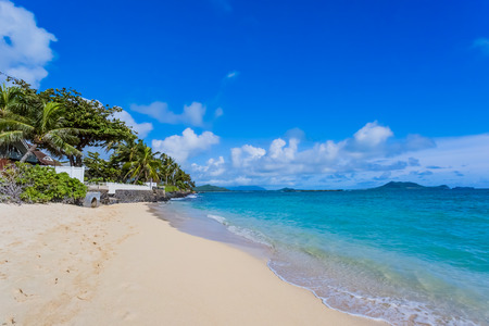 Lanikai in Oahu Islandの写真素材