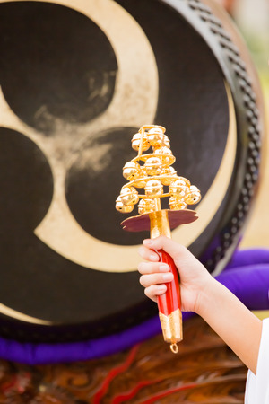 Japanese traditional bellsの写真素材