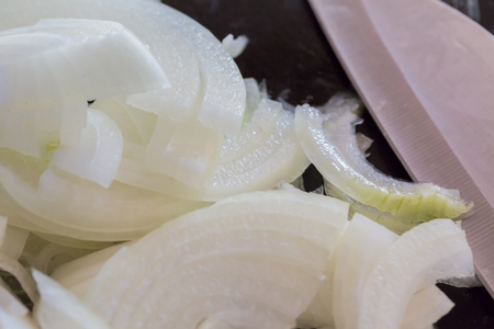 Sliced onionの写真素材