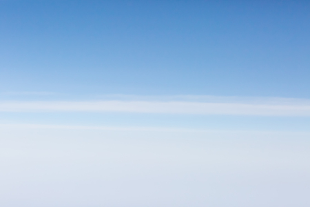 Blue sky with cloudの写真素材