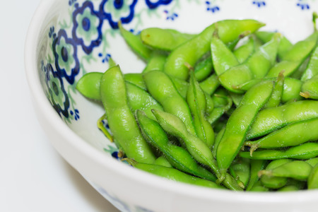 Green soybeansの写真素材