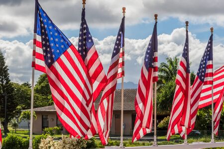 USA American flagの写真素材