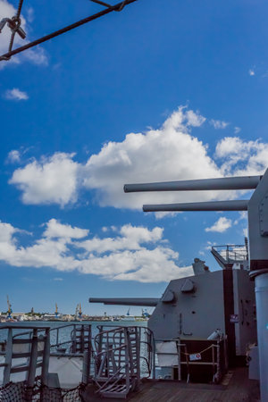 USS Missouri Battleshipのeditorial素材