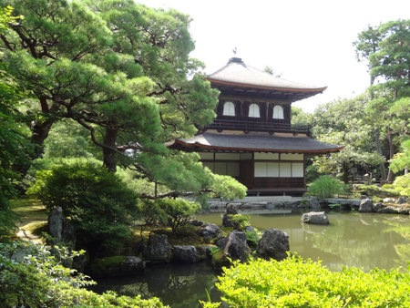 Ginkaku-ji Temple in Kyoto, Japanのeditorial素材