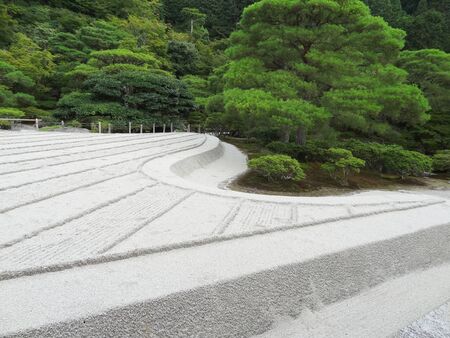 Ginkaku Temple's gardenの写真素材