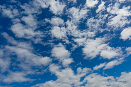 Blue sky with cloudの写真素材