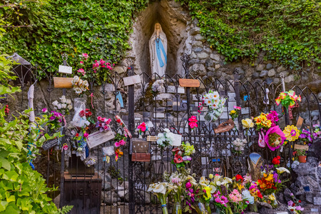 Statues of holy womanの写真素材