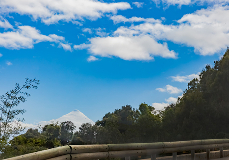 Osorno volcano in Chileの写真素材