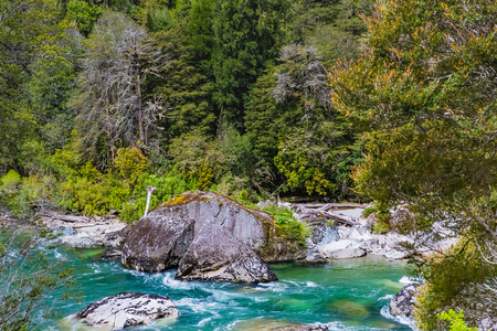 View of Patagonia, Chileの写真素材