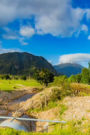 View of Patagonia, Chileの写真素材