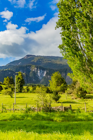 View of Patagonia, Chileの写真素材