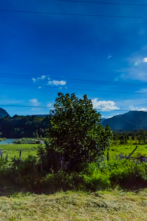 View of Patagonia, Chileの写真素材