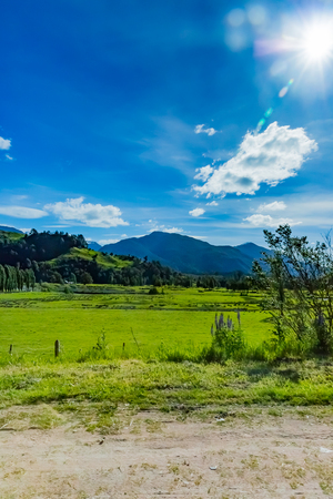 View of Patagonia, Chileの写真素材