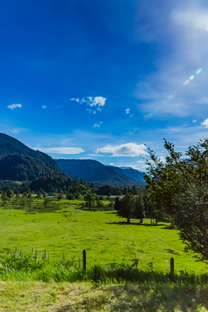 View of Patagonia, Chileの写真素材