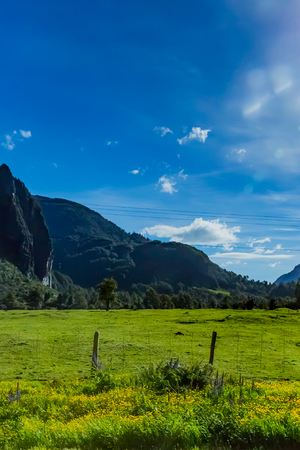 View of Patagonia, Chileの写真素材