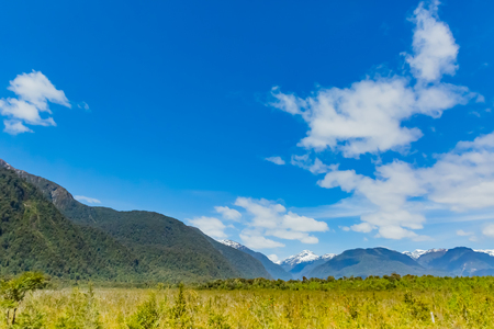 View of Patagonia, Chileの写真素材