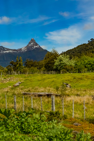 View of Patagonia, Chileの写真素材