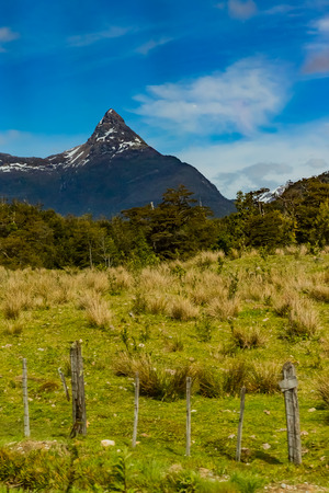 View of Patagonia, Chileの写真素材