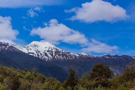 View of Patagonia, Chileの写真素材