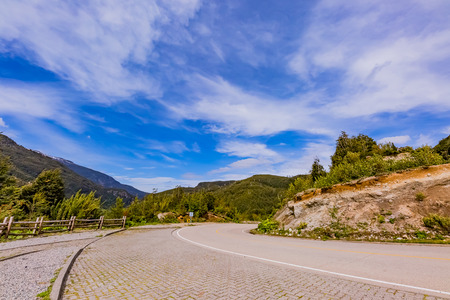 View of Patagonia, Chileの写真素材