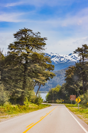 View of Patagonia, Chileの写真素材