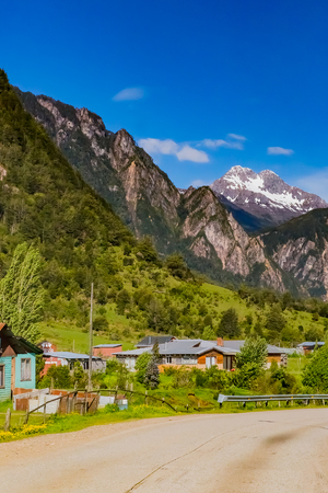 View of Patagonia, Chileの写真素材