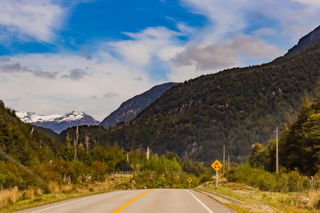 View of Patagonia, Chileの写真素材