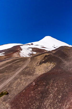 Osorno volcano in Chileの写真素材