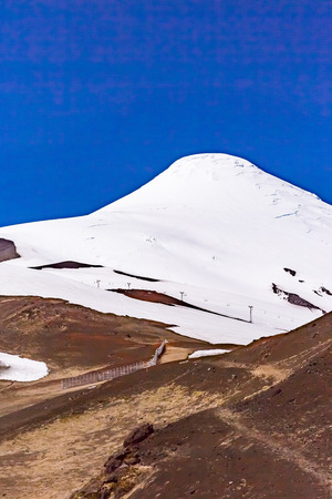 Osorno volcano in Chileの写真素材