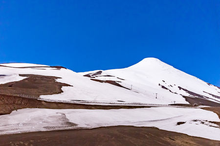 Osorno volcano in Chileの写真素材