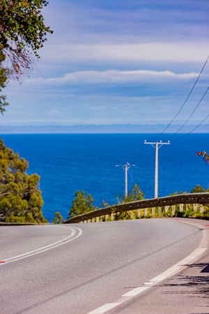 Llanquihue lake in Chileの写真素材