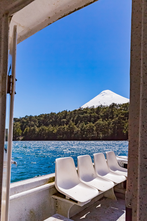 Osorno volcano in Chileの写真素材