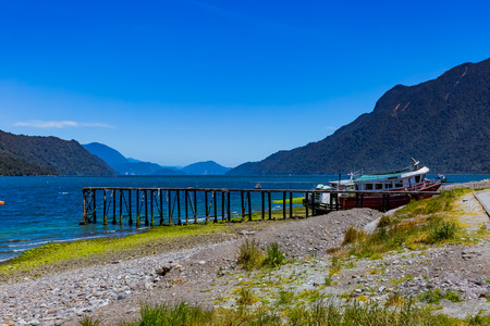 View of Patagonia, Chileの写真素材