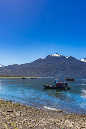 View of Patagonia, Chileの写真素材
