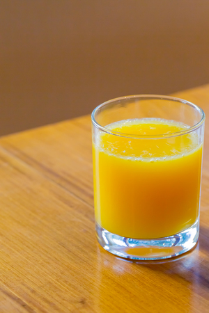 Glass of orange juiceの写真素材