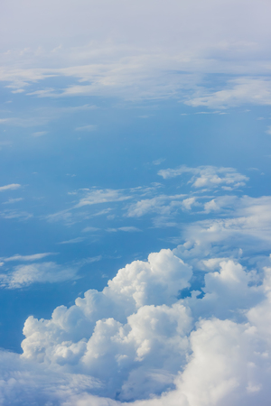 Blue sky with cloudの写真素材