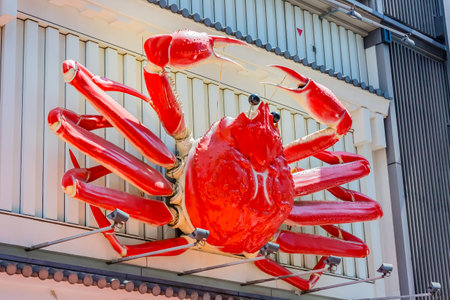 crab logo restaurant in Osaka