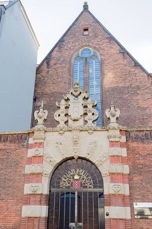 chapel of agnieten, university of amsterdam, netheirlandsの写真素材