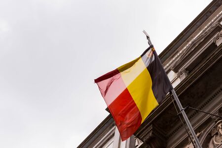 national flag, kingdom of Belgiumの写真素材