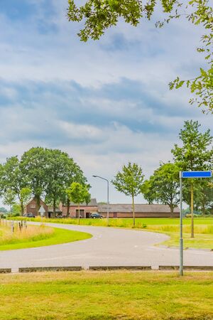 traffic road in amsterdam, netherlandsの写真素材