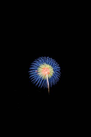 Fireworks light up the skyの写真素材