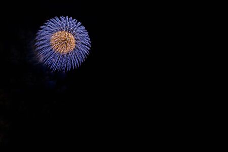 Fireworks light up the skyの写真素材