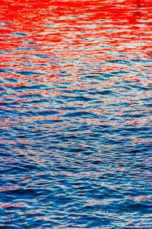 pattern of ocean wave surfaceの写真素材