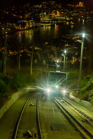 cable car tram in bergen, norway