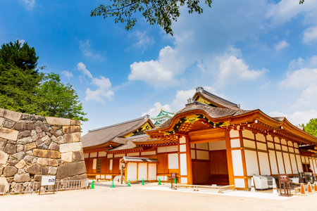 old japanese castle, nagoya joのeditorial素材