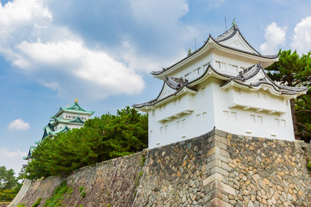 old japanese castle, nagoya joのeditorial素材